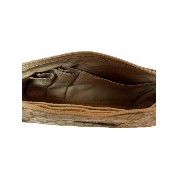 Nine West Geometric Barrel Bag Purse Cosmetic Accessory Bags Mirror 3 pc Set - Picture 8 of 16